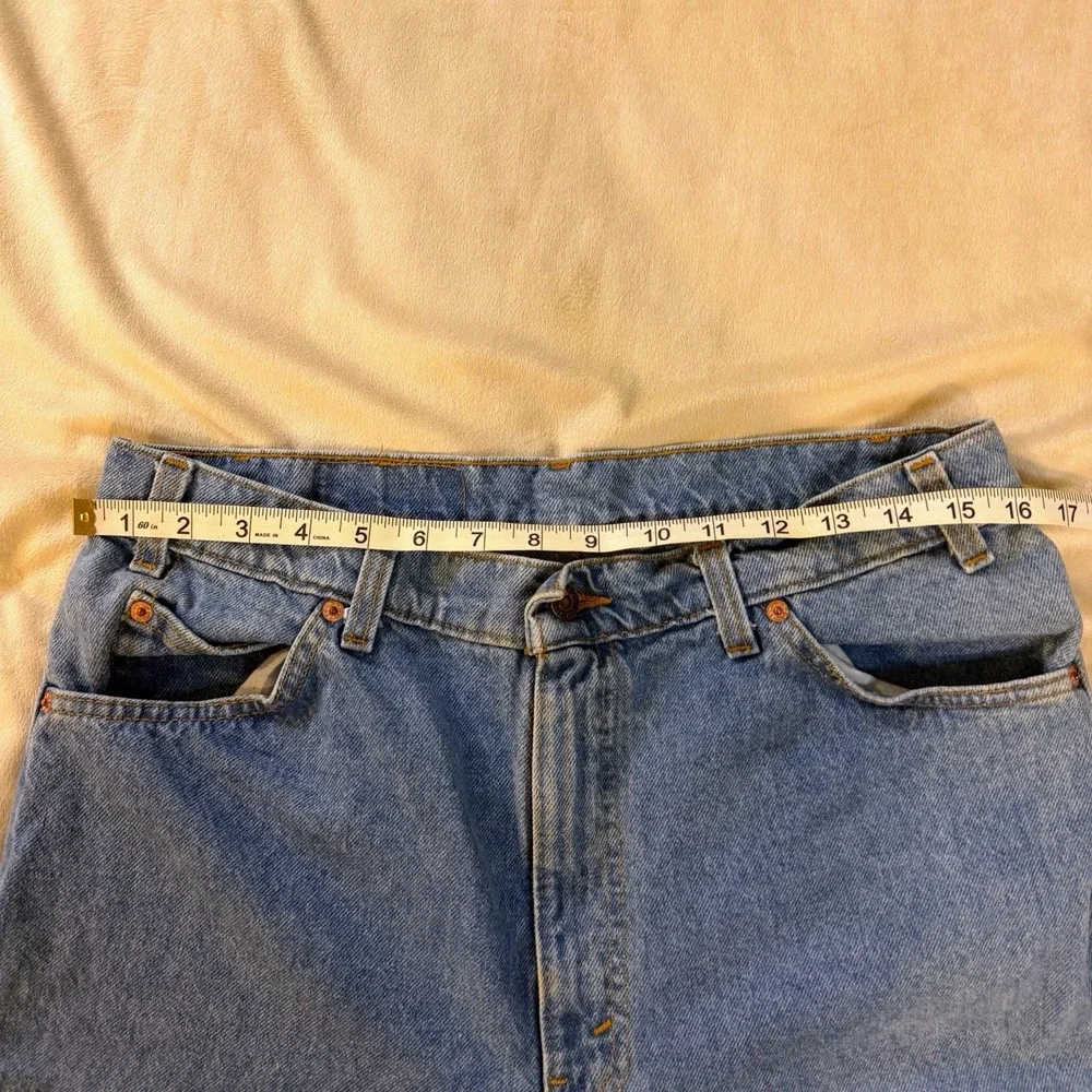 Levi's 509 Jeans Men's 35x30 Made in USA Vintage 90s Stonewash Denim Tapered